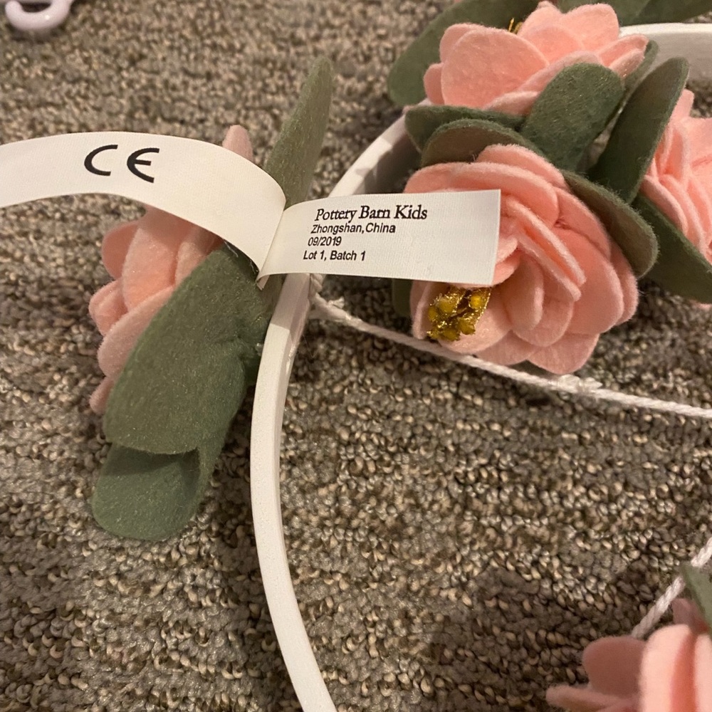 Pottery Barn Felt Flower Mobile